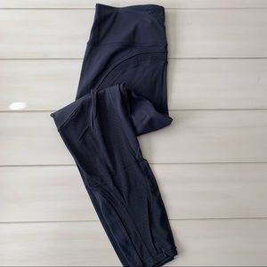 🍋lululemon luxtreme crop mesh leggings